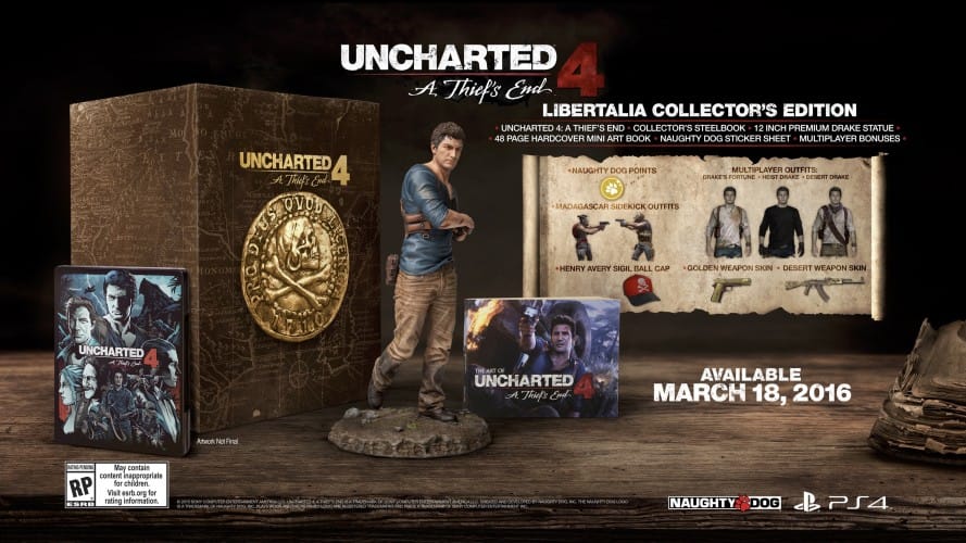 uncharted 4 libertalia collector edition