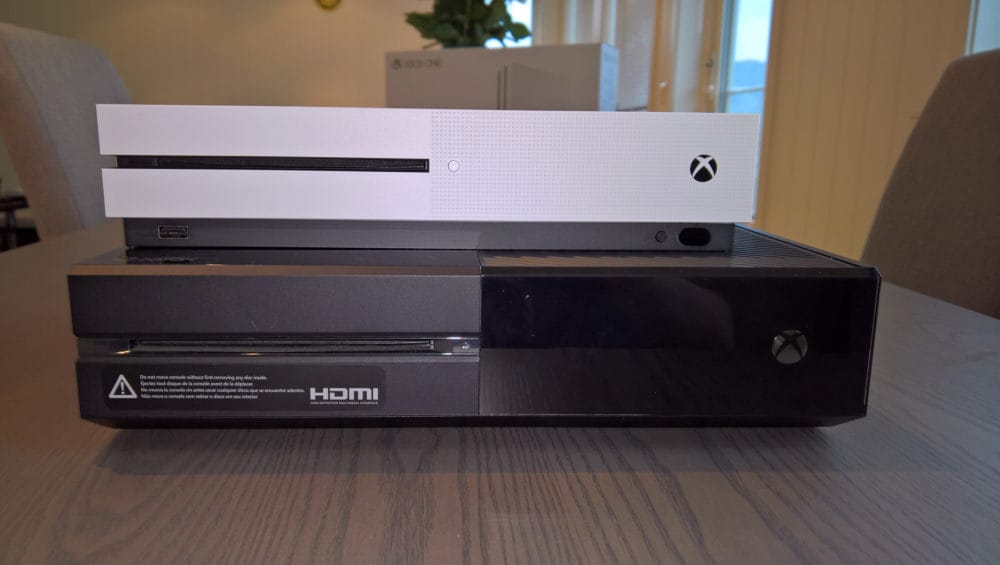 xbox one s comparatif taille