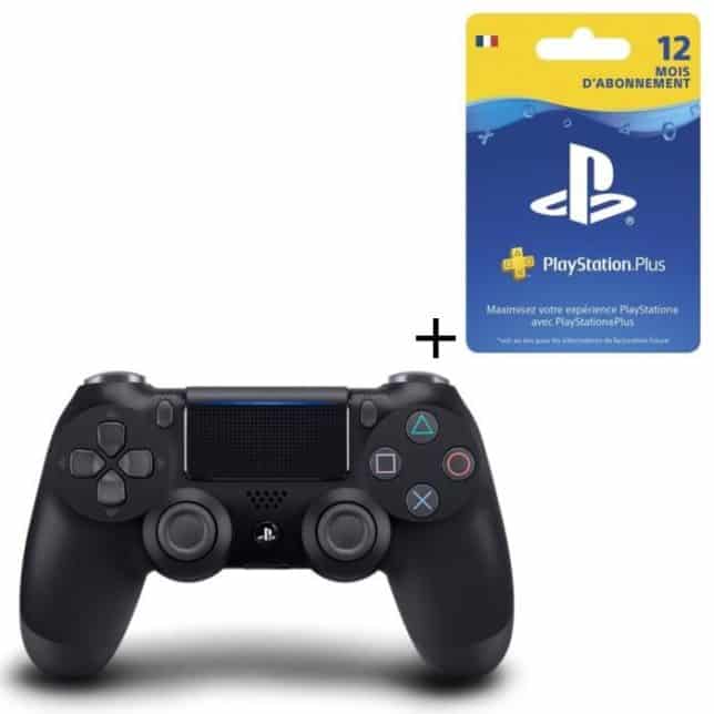 Combien ça Coûte Une Manette De Ps4 Bon plan Manette PS4 + abonnement 12 mois au Playstation Plus à 75.99€