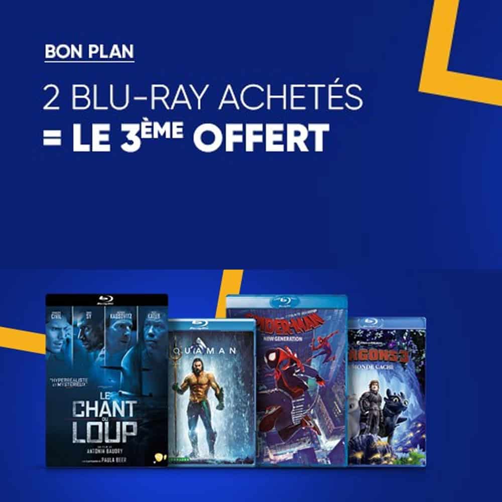 2 Blu Ray Acheté Le 3eme Offert