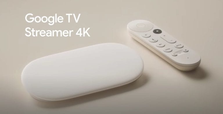 Boitier Google TV Streamer 4K à 89€