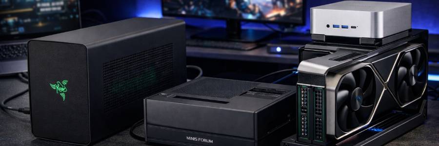 Quel boitier eGPU Thunderbolt 5 acheter pour transformer votre PC portable en PC gaming ?