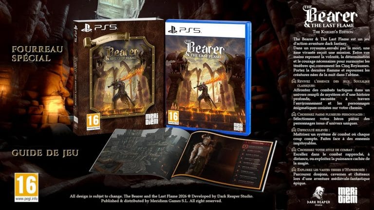 The Bearer and The Last Flame Knight Edition à 27.11 € sur PS5