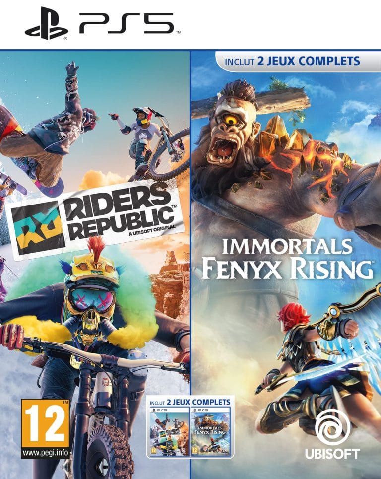 Compilation Riders Republic + Immortals Fenyx Rising à 17.50 € sur PS5