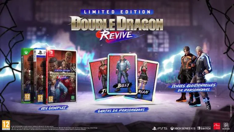 Double Dragon Revive Édition Limitée à 22.50 € (Deluxe à 30 €) sur Nintendo Switch