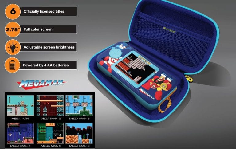 Pocket Player Pro + Travel Case Megaman à 29.99 € (Pac-Man à 34.99 €)